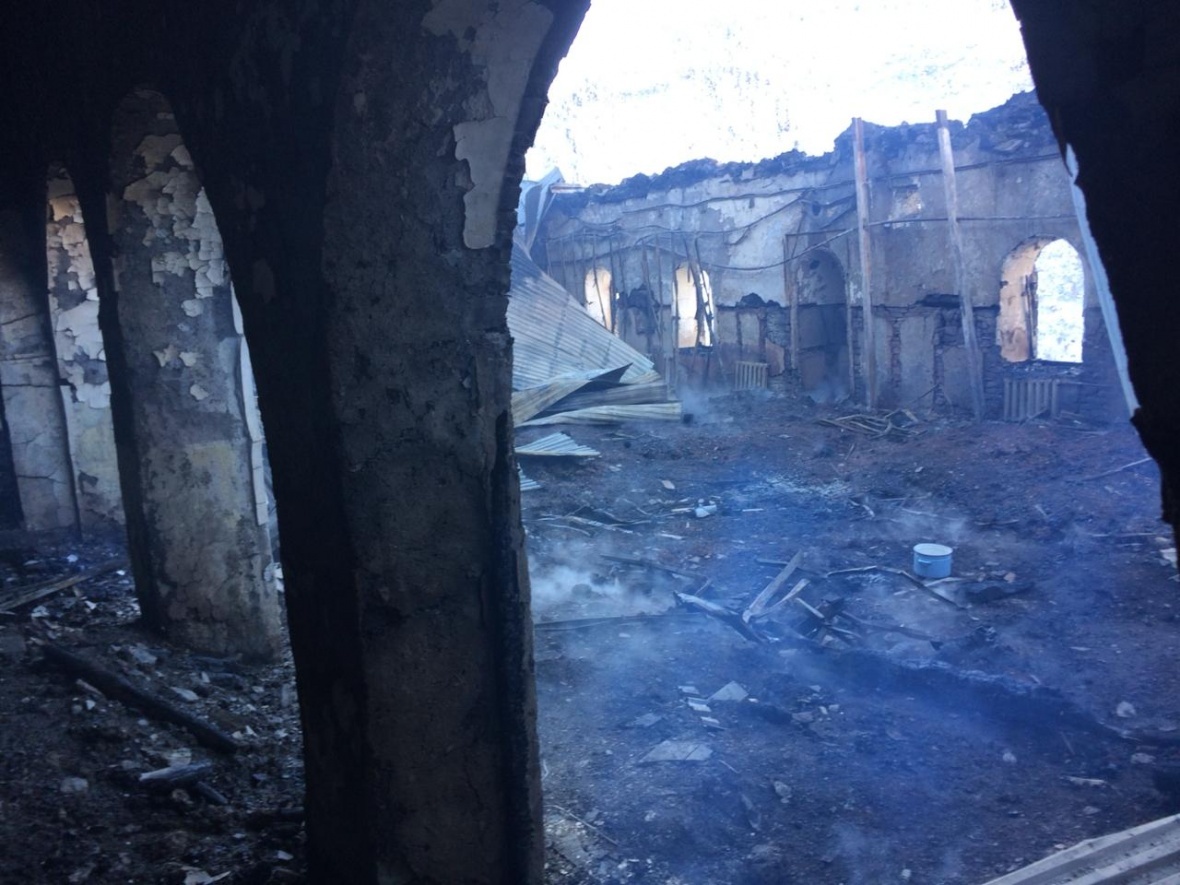 Вечером 27 октября в мечети села Гочоб произошел пожар
